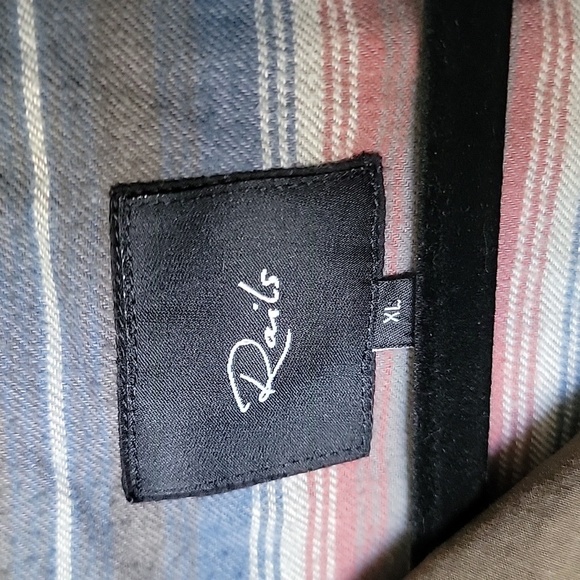 Rails Neutral Casusl mens porter dark olive jacket XL - Picture 3 of 13